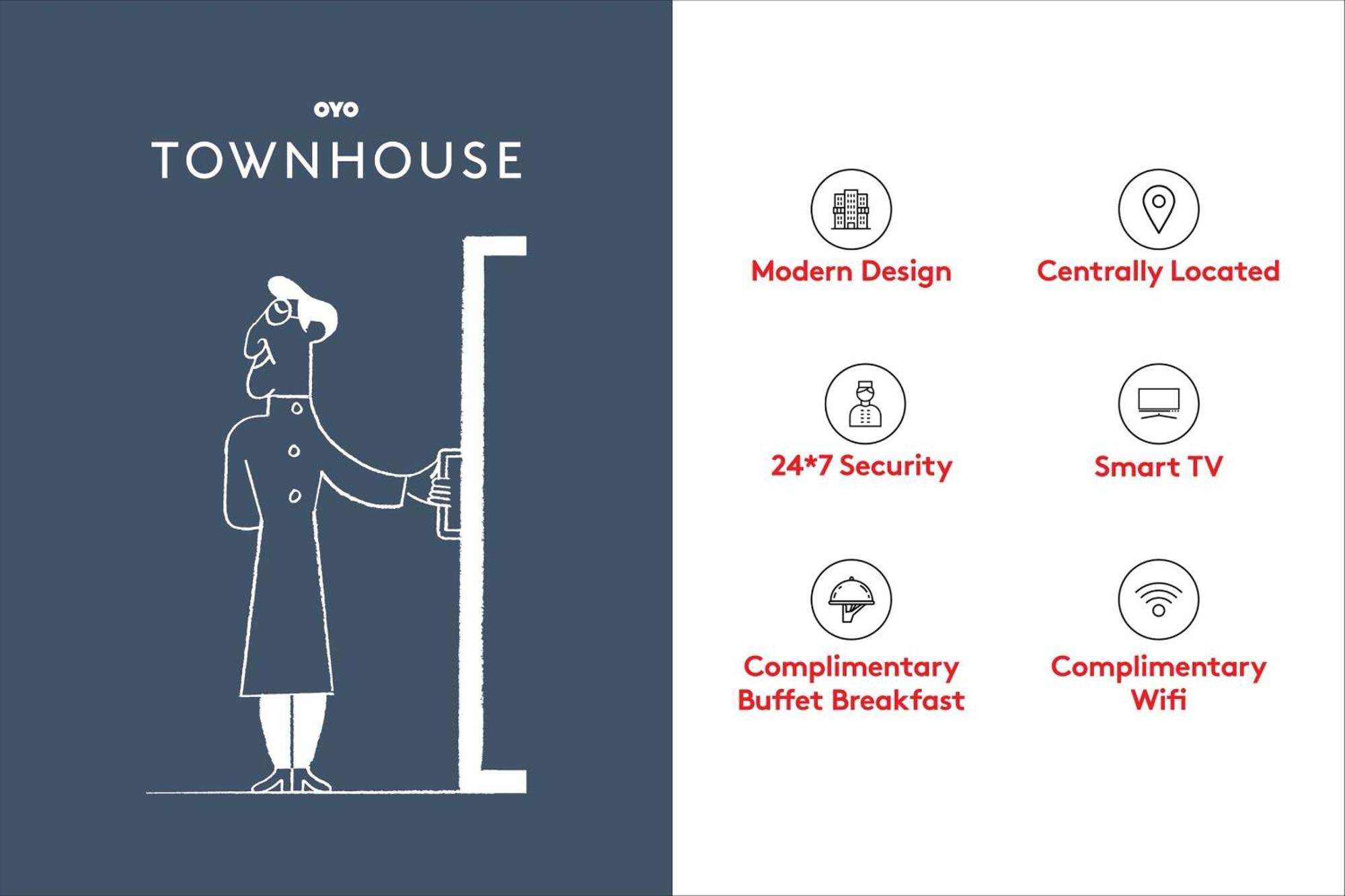 Townhouse The Amv Hotel Gurgaon Exterior foto